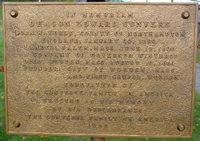 Converse, Deacon Edward (1590-1663) - Memorial tablet