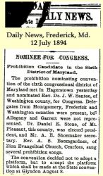 Stone: 1894 News clipping