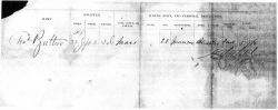 Butters: 1864 Document