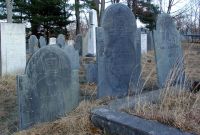 Webster - Row of headstones for Samuel (1761-1815), his wife Mary (1764-1818) and their son Charles (1787-1818)