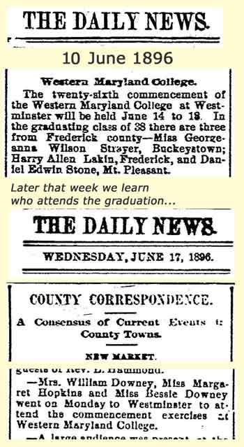 Stone: 1896 News clipping